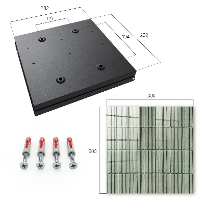 Green pattern Key cabinet
