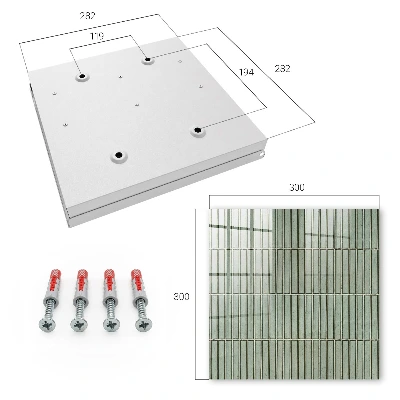 Green pattern Key cabinet