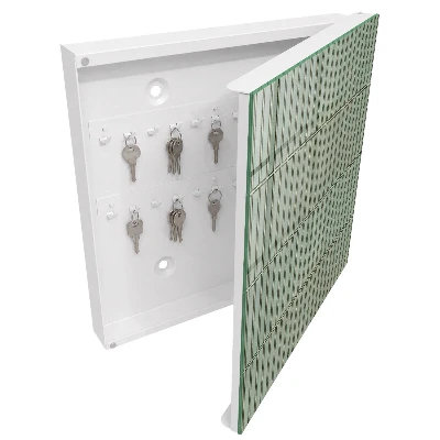 Green pattern Key cabinet