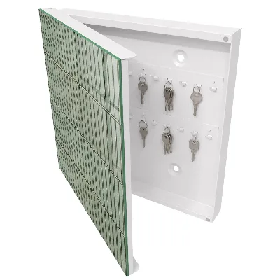 Green pattern Key cabinet