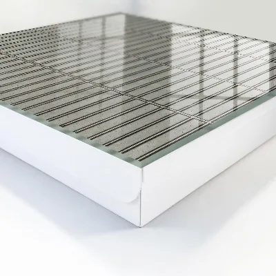 Grey tiles Key box for wall
