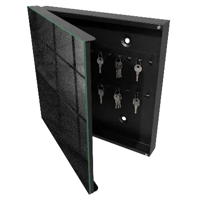 Elegant black Wall mounted key box