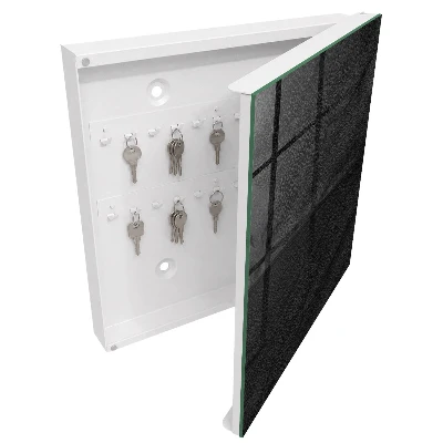Elegant black Wall mounted key box