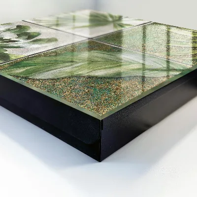 Botanical tiles Key box for wall