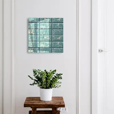Turquoise marble Key cabinet
