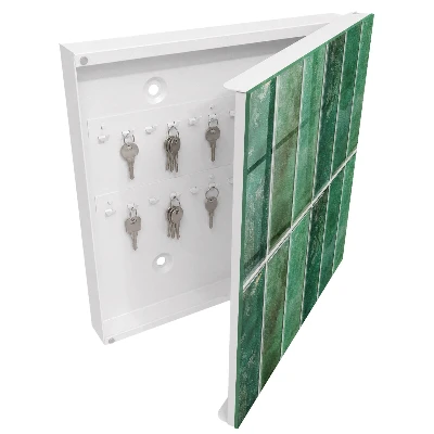 Green pattern Wall mounted key box