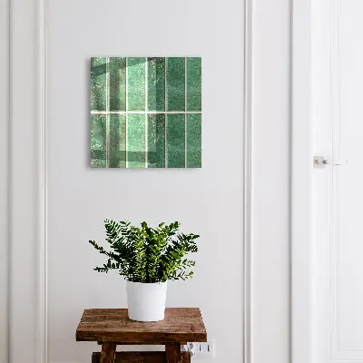 Green pattern Wall mounted key box