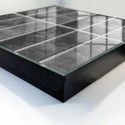 Grey tiles Key box for wall