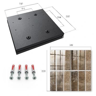 Warm tiles Wall mounted key box