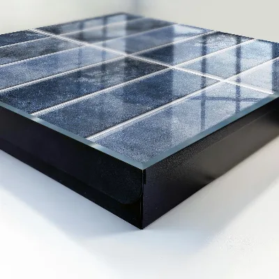 Blue tiles Key cabinet
