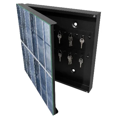Blue tiles Key cabinet