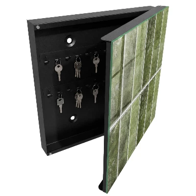 Green tiles Key box for wall