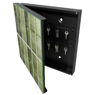 Green tiles Key box for wall
