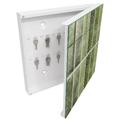 Green tiles Key box for wall