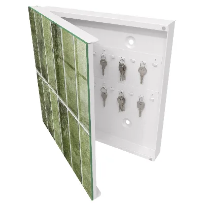 Green tiles Key box for wall