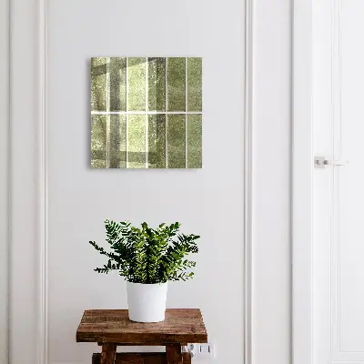 Green tiles Key box for wall