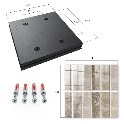 Elegant tiles Key cabinet