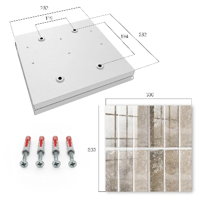 Elegant tiles Key cabinet
