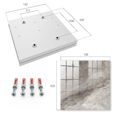 Stone texture Key box for wall
