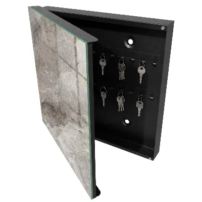 Stone texture Key box for wall