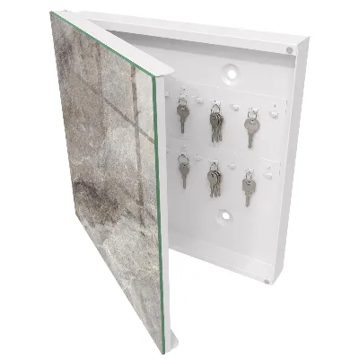 Stone texture Key box for wall