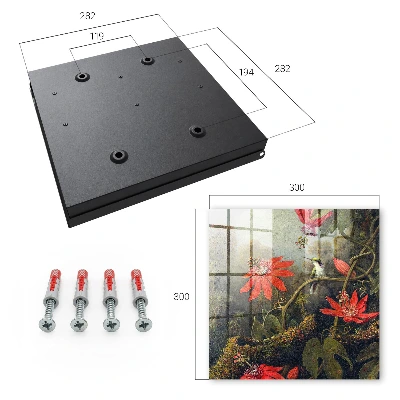 Exoticism of nature Key box for wall