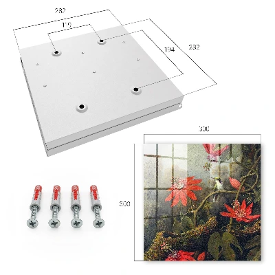 Exoticism of nature Key box for wall