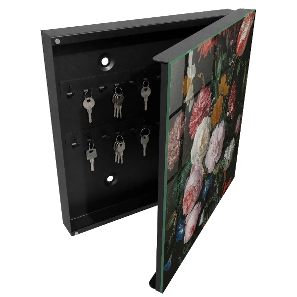 Bouquet of flowers Wall mounted key box