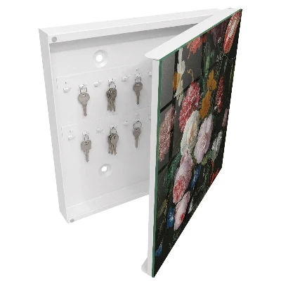 Bouquet of flowers Wall mounted key box
