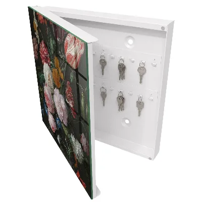 Bouquet of flowers Wall mounted key box