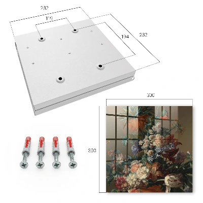 Floral bouquet Key cabinet