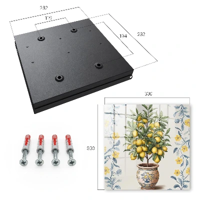 Lemon tree Key box for wall