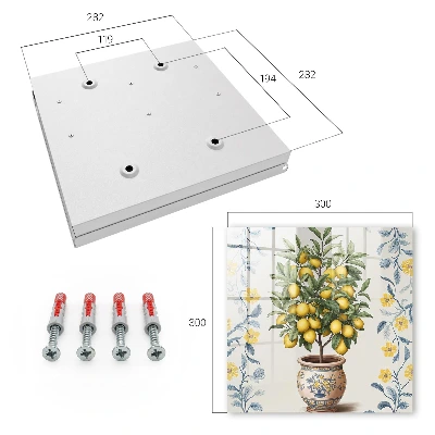 Lemon tree Key box for wall