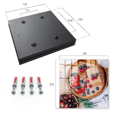 Fruit breakfast Key box for wall