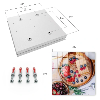 Fruit breakfast Key box for wall