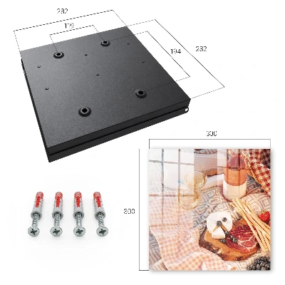 Picnic blanket Wall mounted key box
