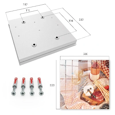 Picnic blanket Wall mounted key box