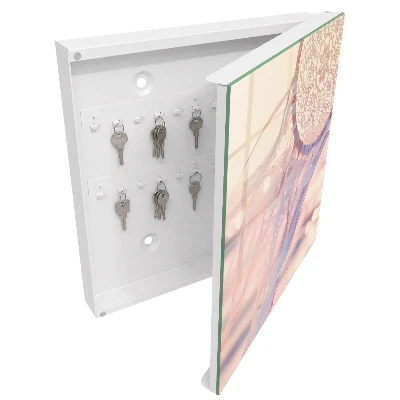 Lace decoration Key cabinet
