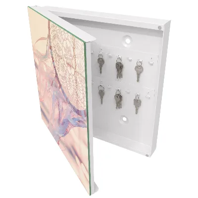 Lace decoration Key cabinet