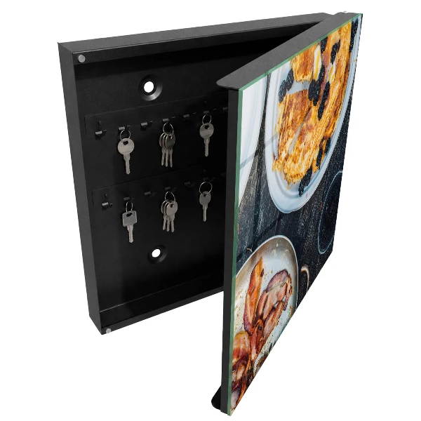 Home breakfast Key box for wall