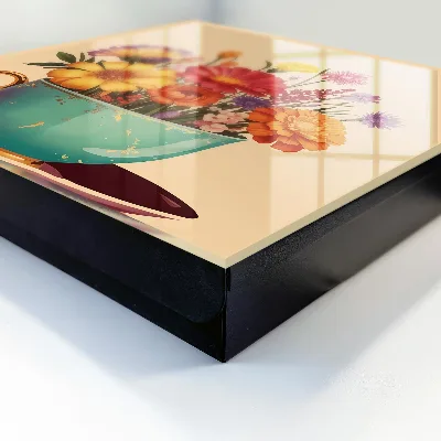 Flowers in a cup Key cabinet