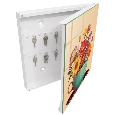 Flowers in a cup Key cabinet