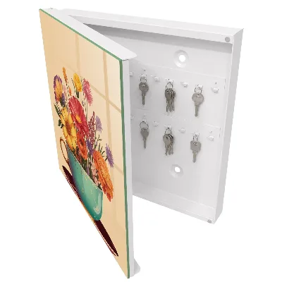 Flowers in a cup Key cabinet