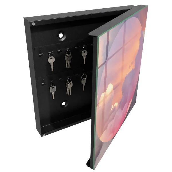 Ethereal clouds Key box for wall