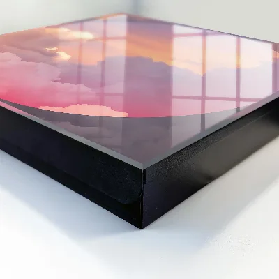 Ethereal clouds Key box for wall