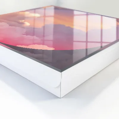 Ethereal clouds Key box for wall