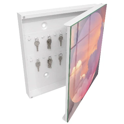 Ethereal clouds Key box for wall