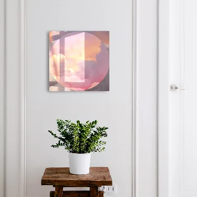 Ethereal clouds Key box for wall