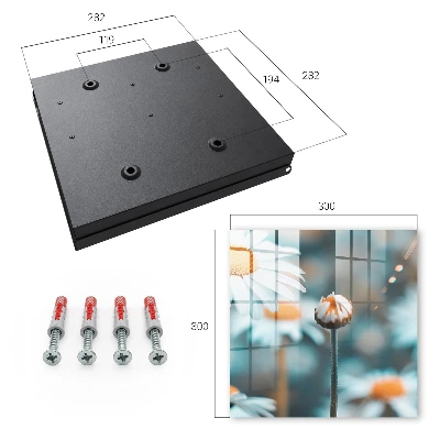 Floral lightness Wall mounted key box