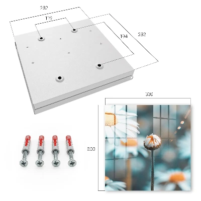 Floral lightness Wall mounted key box